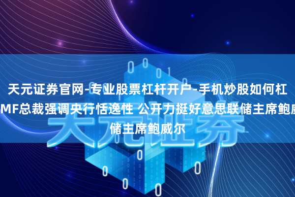 天元证券官网-专业股票杠杆开户-手机炒股如何杠杆 IMF总裁强调央行恬逸性 公开力挺好意思联储主席鲍威尔